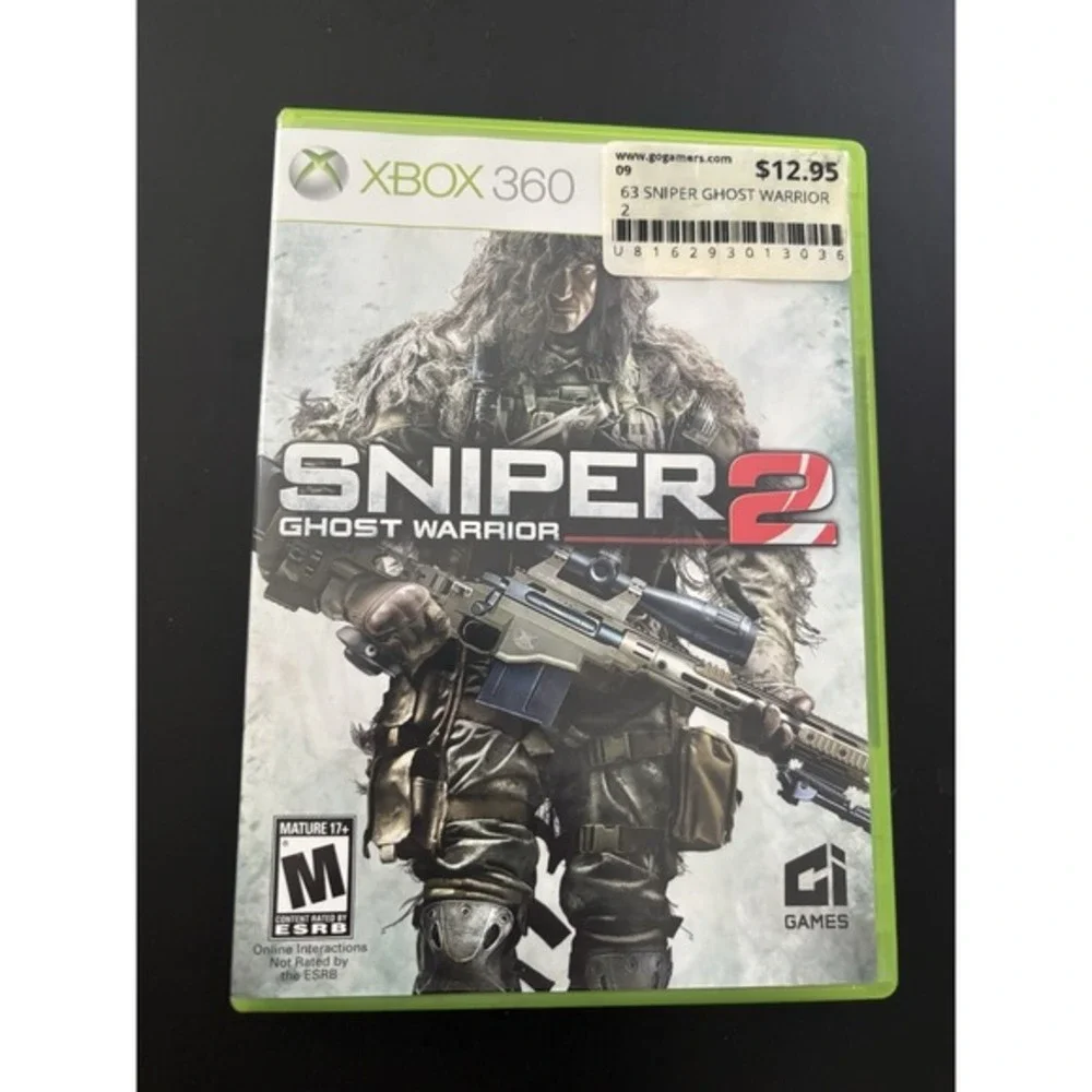 Sniper 2 Ghost Warrior (Microsoft Xbox 360) 2013 Complete‎ CiB W/ Manual Tested